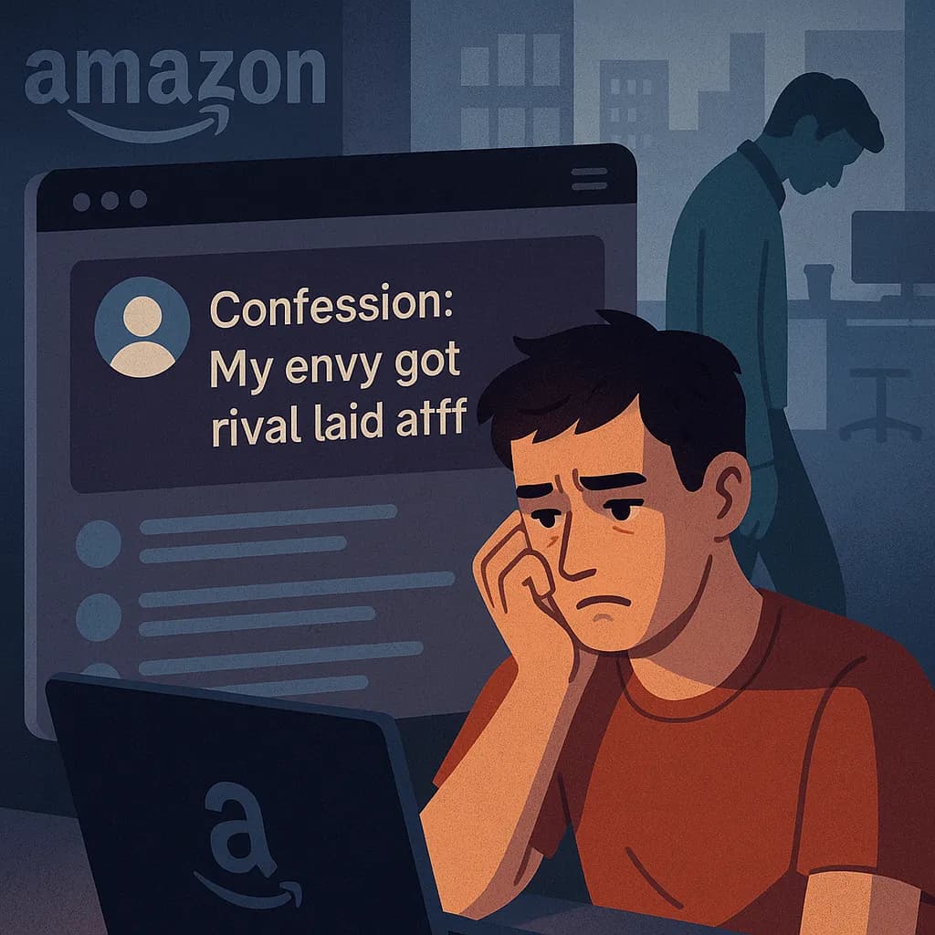Amazon Worker Shares Regret Over office politics and feeling guilty after rival gets fired
