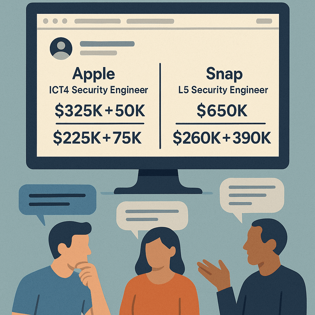 Apple vs Snap Compensation Comparison: Security Engineer Pay Breakdown