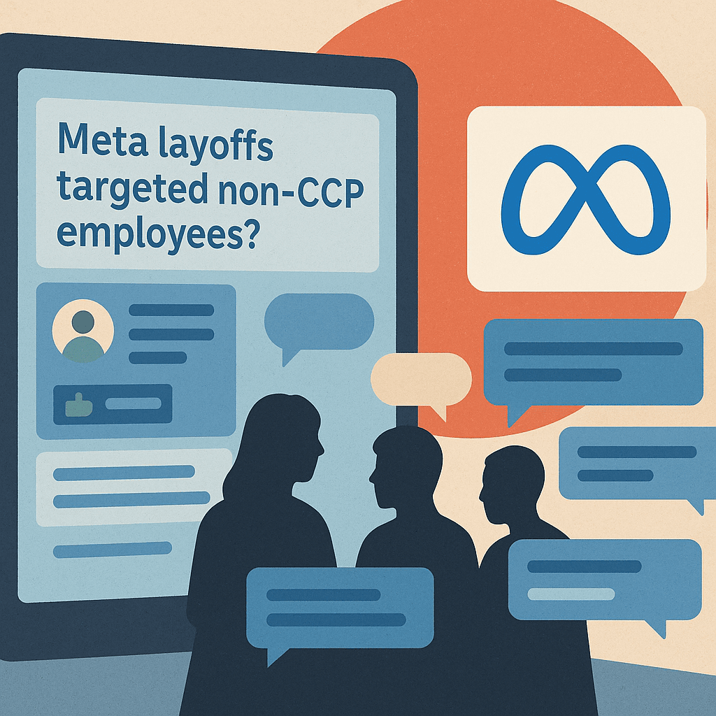 Controversy Surrounds Meta Layoffs Targeting Non-CCPs