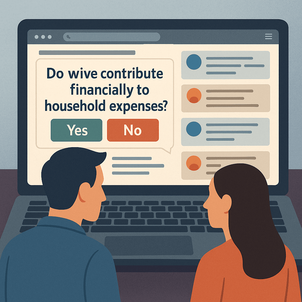 Do Wives Actually Share the Bills? Exploring Spousal Expense Sharing Poll