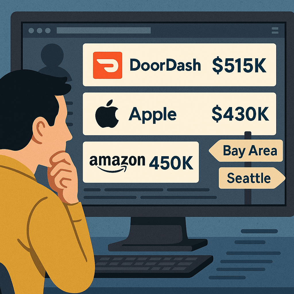 DoorDash vs Apple vs Amazon: 2024 Hardware Engineer Salary and Relocation Realities
