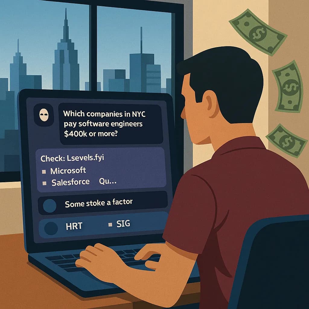 Exploring Companies Offering $400K+ Tech Salaries in NYC Beyond Meta