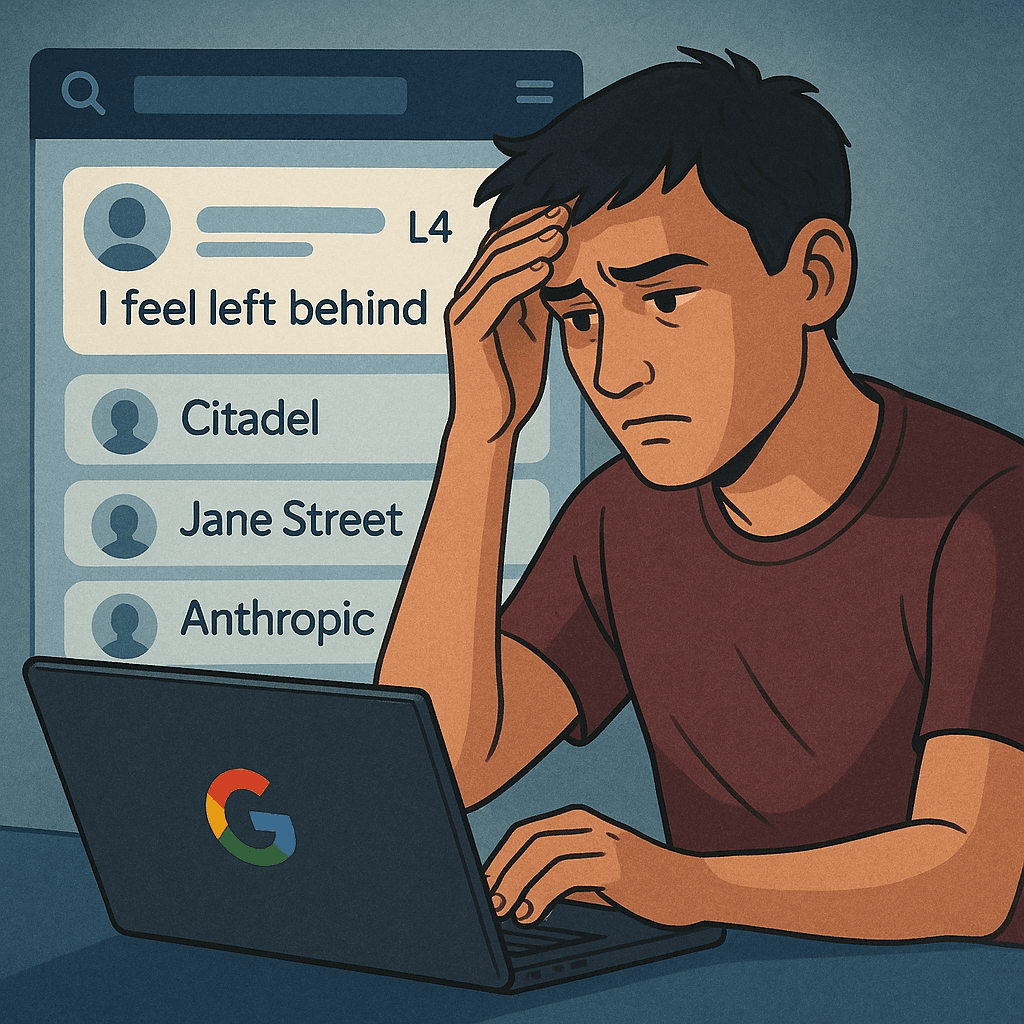 Feeling Behind in Your Tech Career? One Google L4 Shares His Struggle