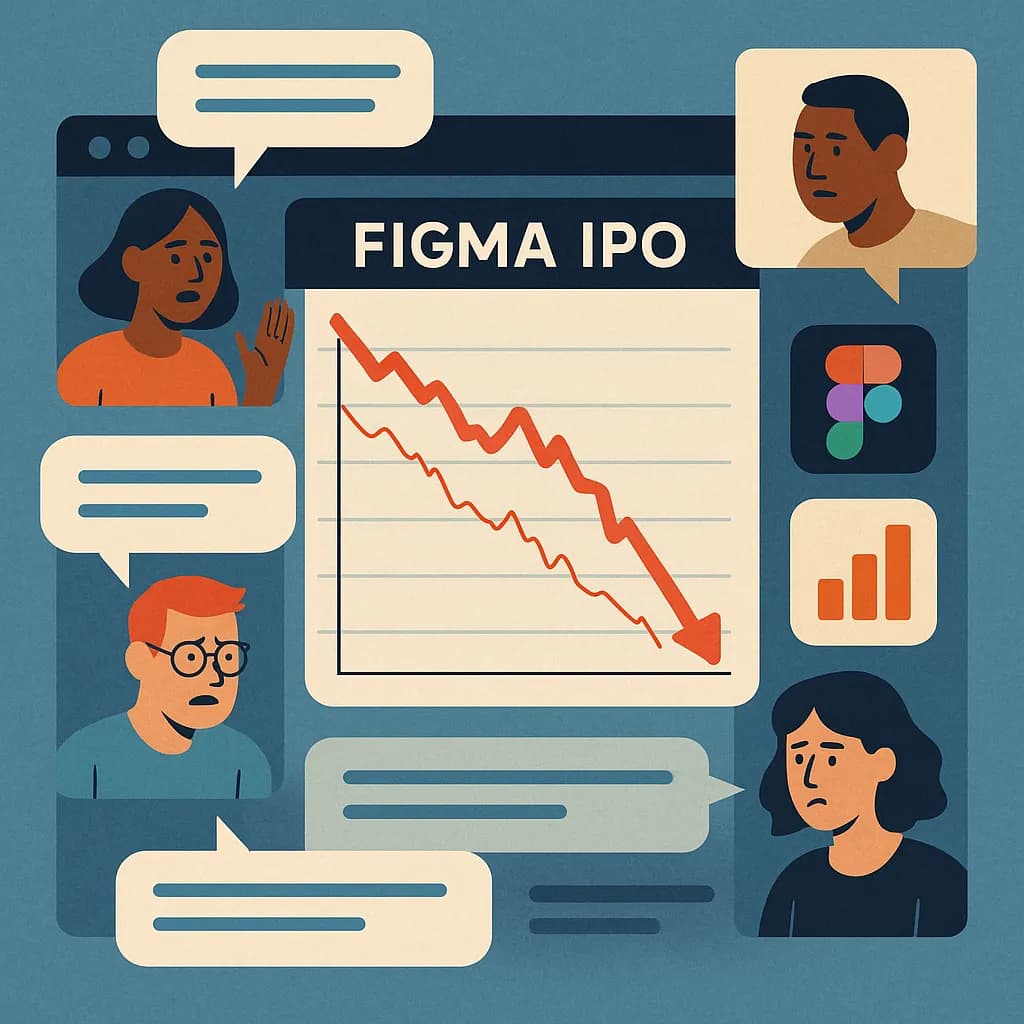 Figma IPO Stock Drop Sparks Mixed Reactions in Tech Industry