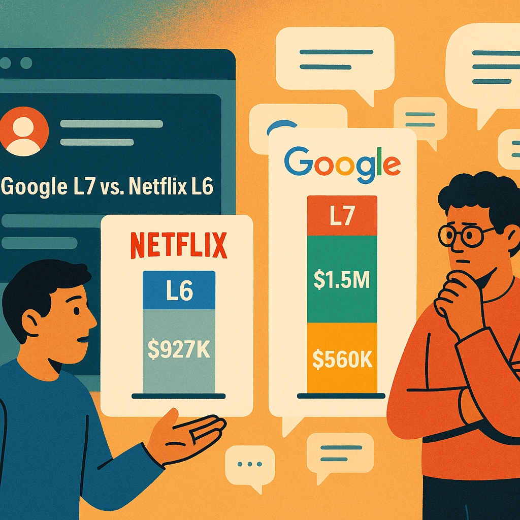 Google L7 vs Netflix L6 Paychecks: Which Tech Salary Reigns in 2024?