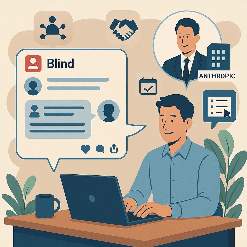 How a Blind App Connection Led to an Anthropic Referral and Job Interview