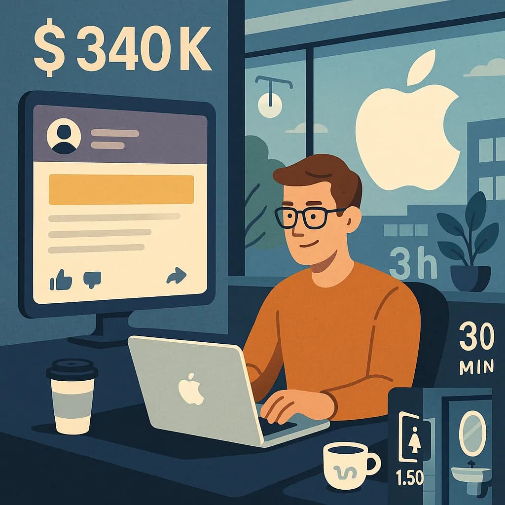 Inside Big Tech: Is an Apple software engineer work life balance worth $340k?