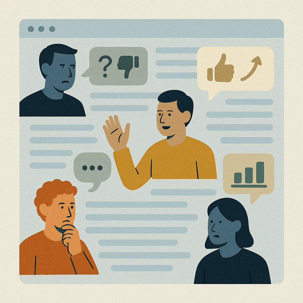 Comment reactions
