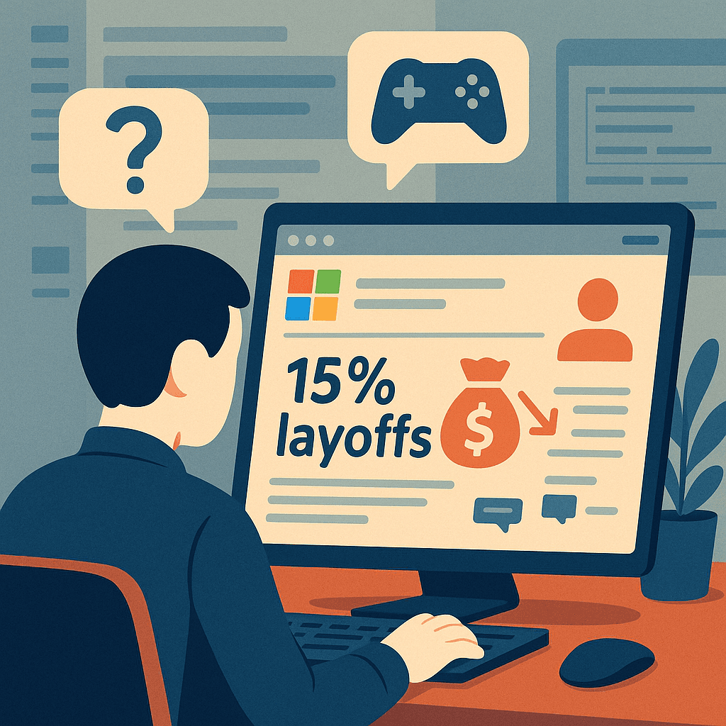 Microsoft 15% Layoff Sparks Concern Over Gaming Division's Future
