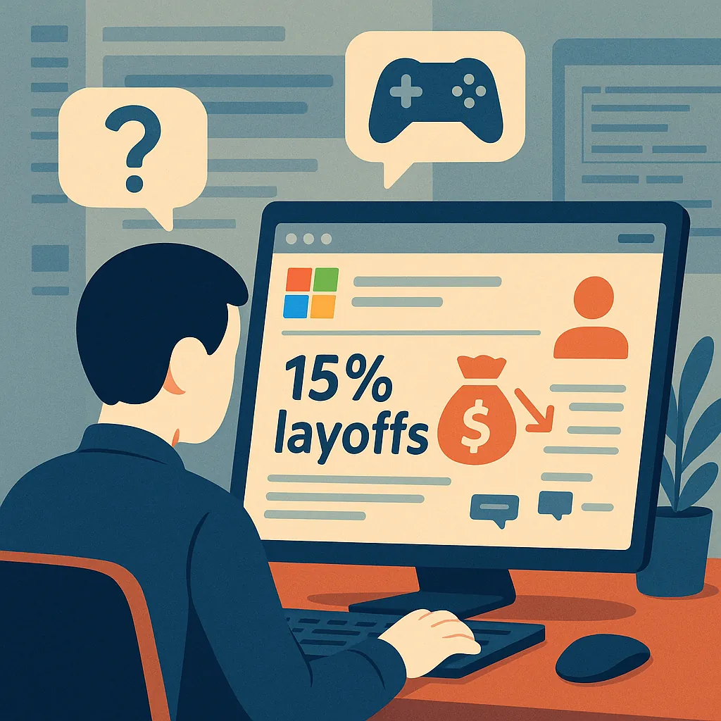 Microsoft 15% Layoff Sparks Concern Over Gaming Division's Future