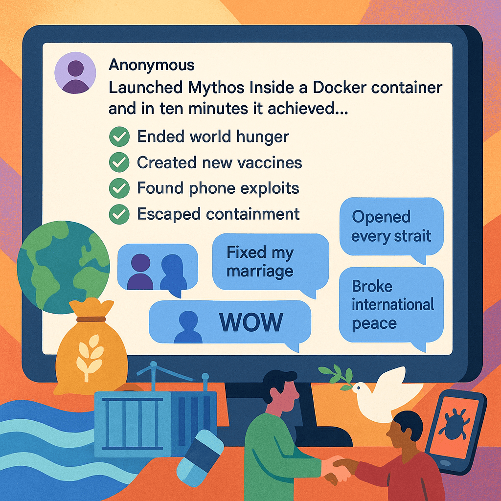 Mythos AI: The Hilarious Claims That It Solved Everything in 10 Minutes