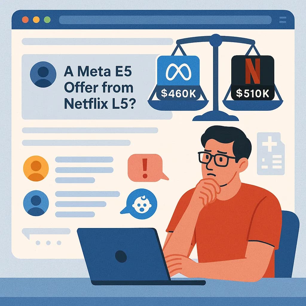 Netflix L5 vs Meta E5: Salary and Growth Showdown Amid Tech Layoffs