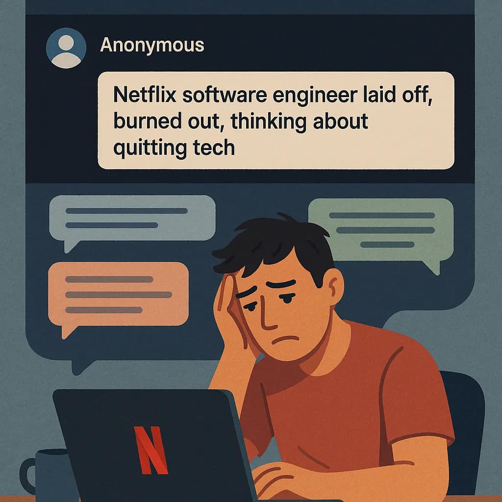 Netflix Software Engineer Layoffs Spark Debate on Leaving Tech Careers