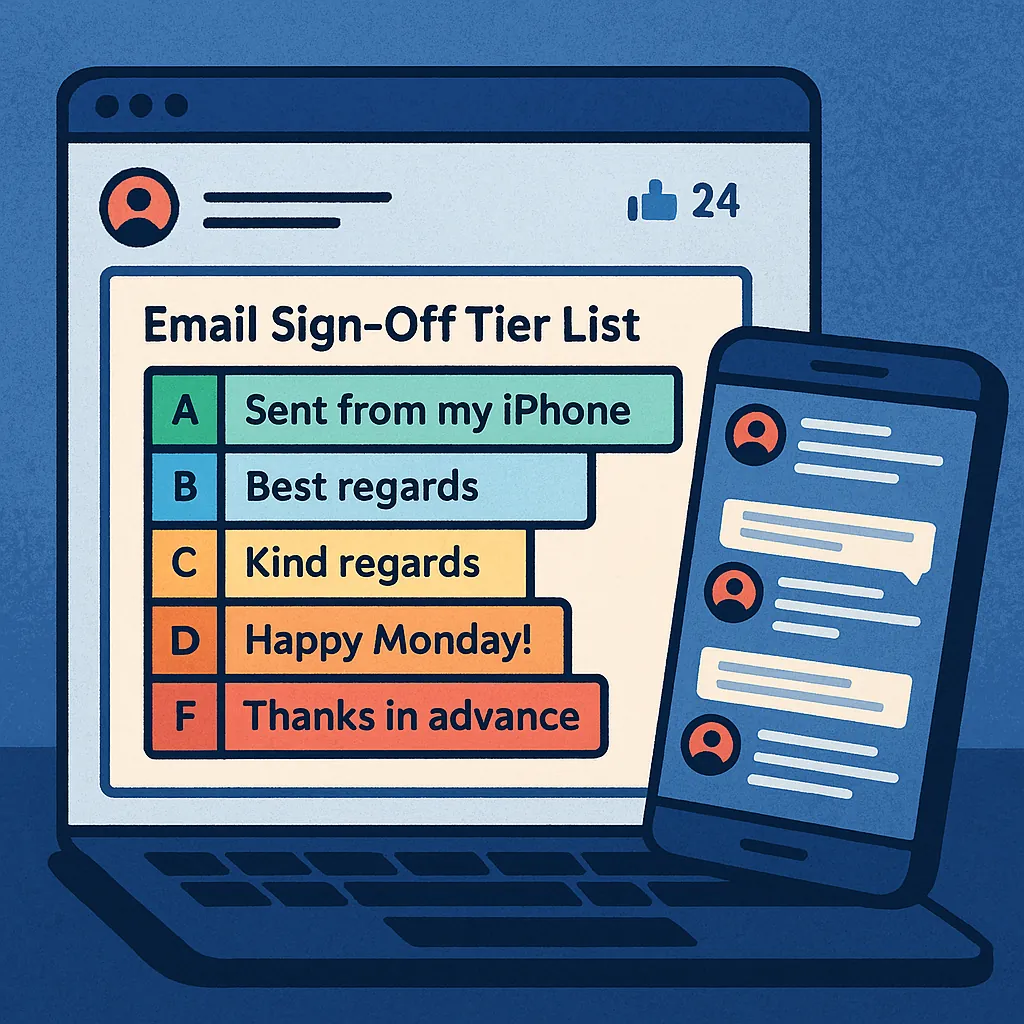 Ranking the Most Disrespectful Email Sign Offs: An Email Etiquette Breakdown