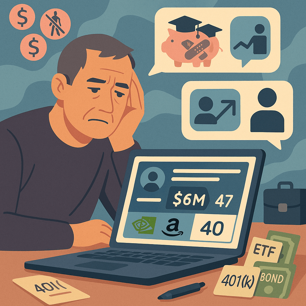 Reaching $6M Net Worth at 47 Amid Tech Layoff Fears: When to Burn the Bridge?