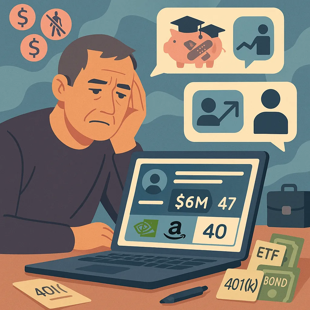 Reaching $6M Net Worth at 47 Amid Tech Layoff Fears: When to Burn the Bridge?