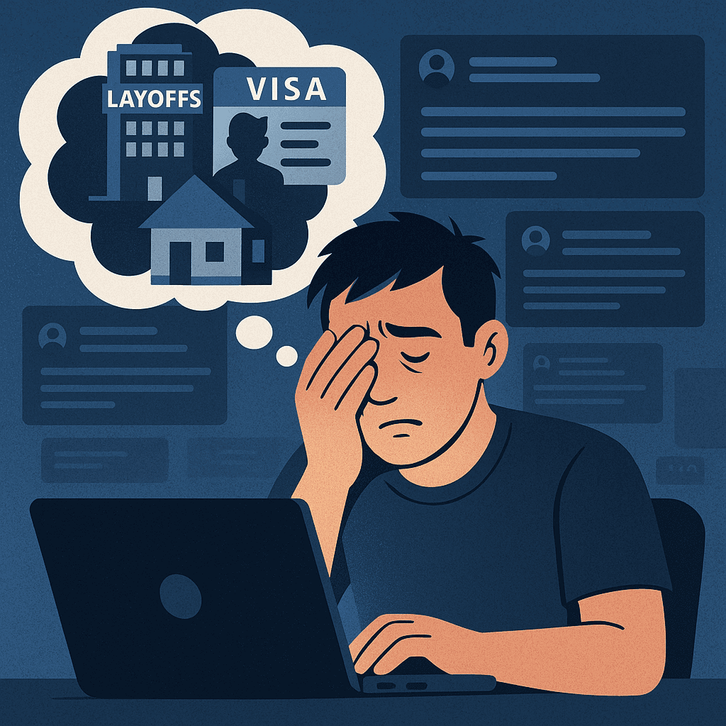 Tech Layoffs and Visa Stress Are Taking a Toll on Workers' Health