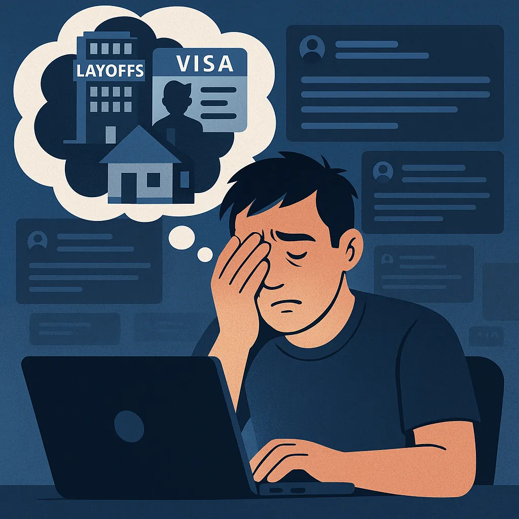 Tech Layoffs and Visa Stress Are Taking a Toll on Workers' Health