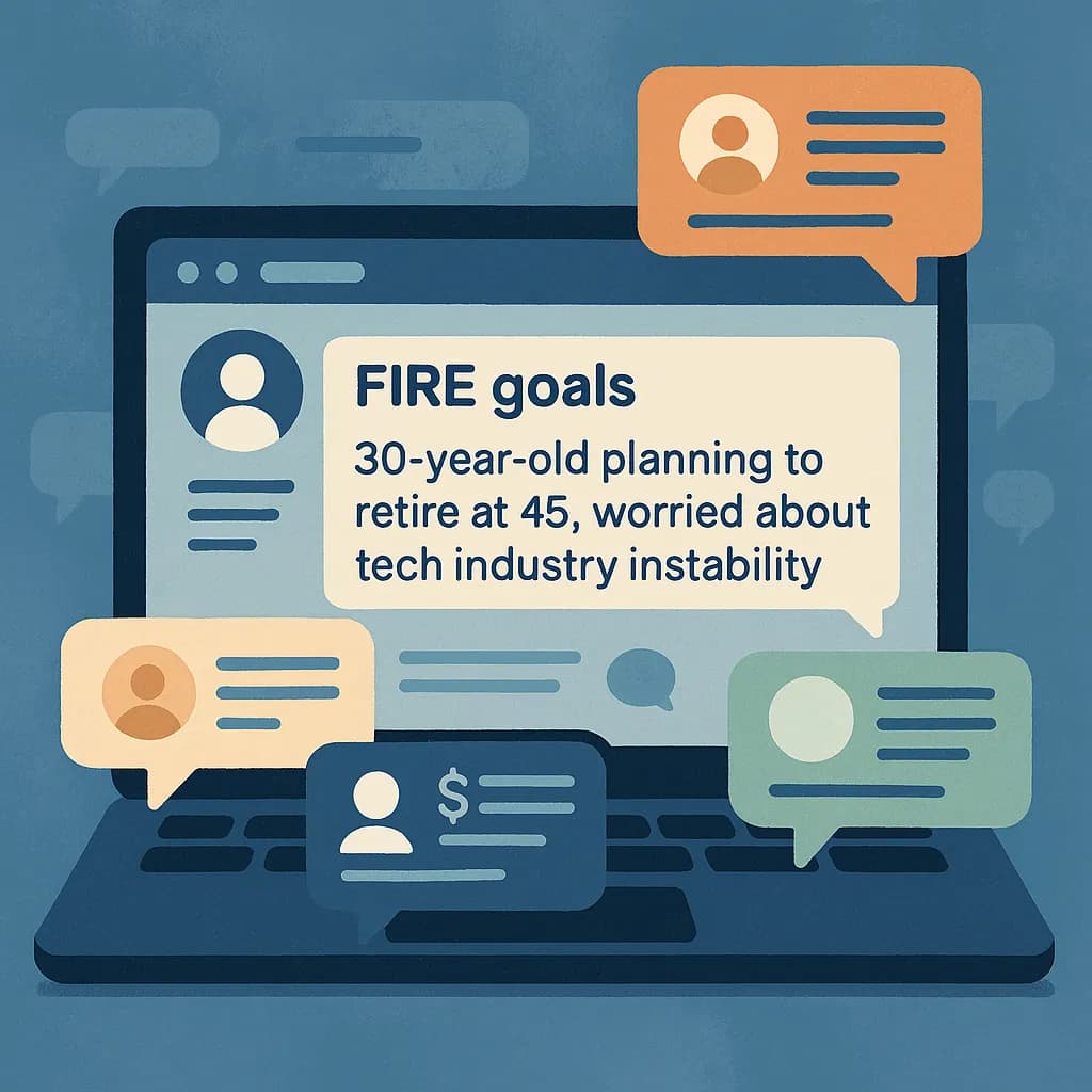 Tech Workers Debate Their FIRE Timeline Amid Industry Shifts