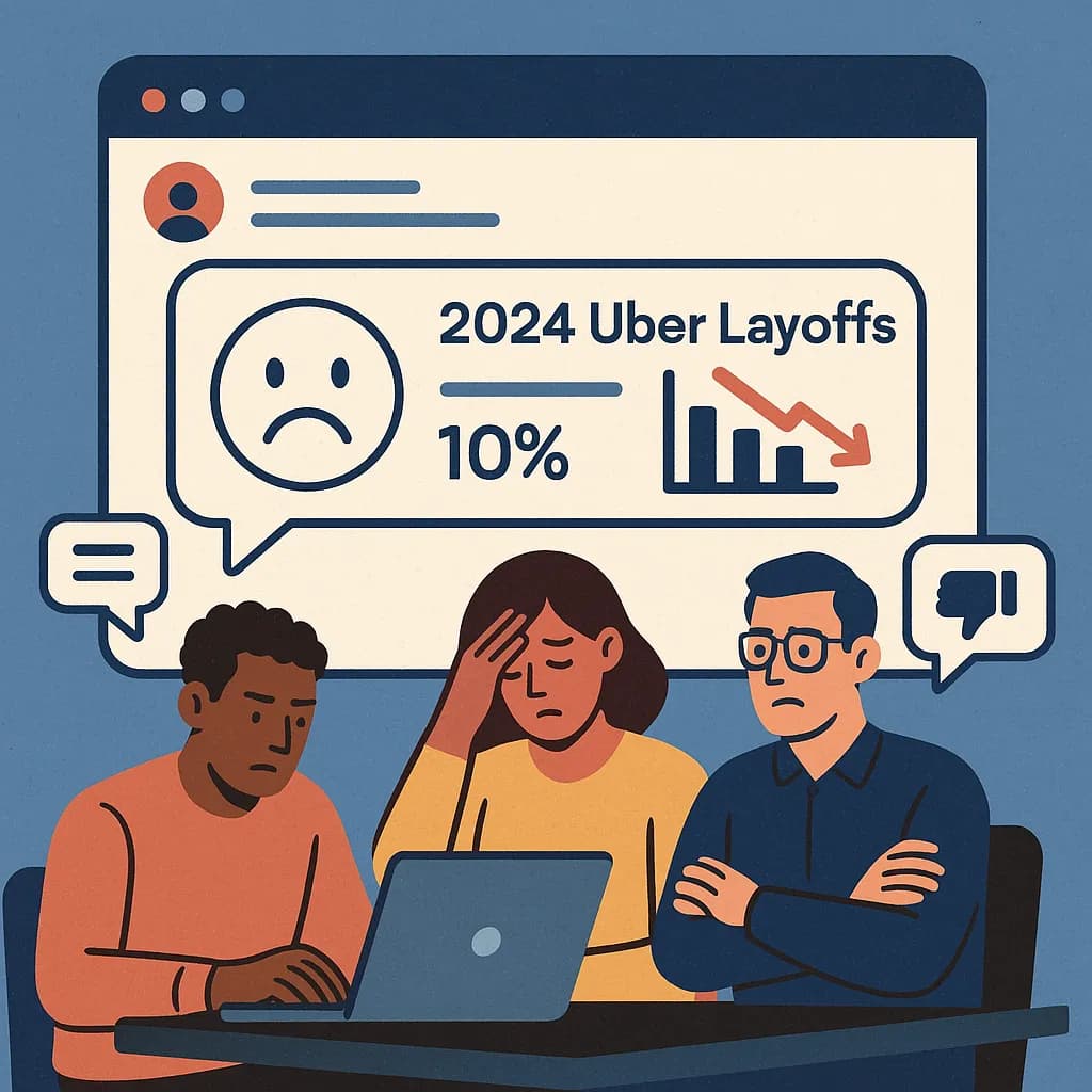 Uber Announces 10% Layoff in 2024, Targeting Management Layers and Robotaxi Business