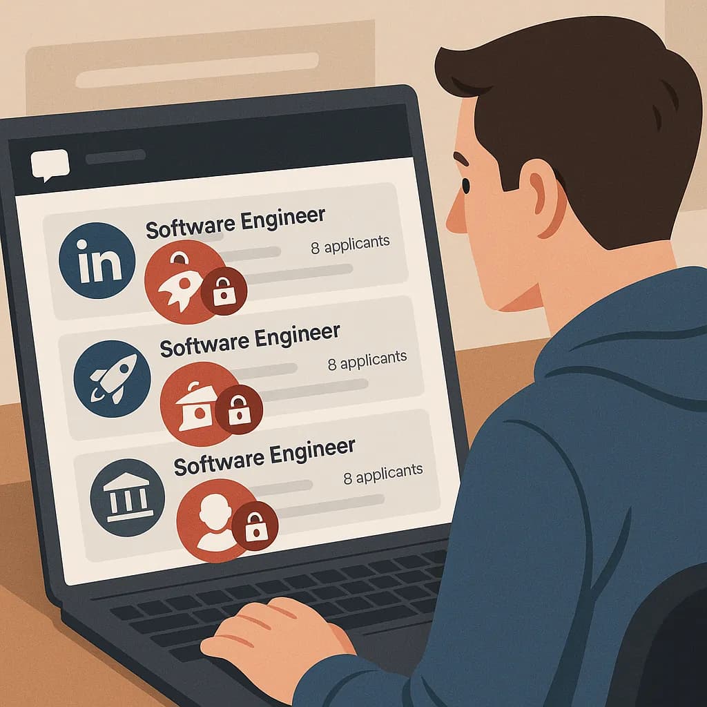 Why LinkedIn Shows Mostly Aerospace and Government SWE Jobs Under 10 Applications