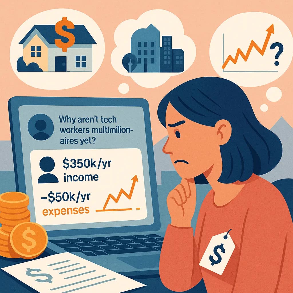 Why Many FAANG Tech Salaries Aren't Turning Into Multi-Million Dollar Wealth